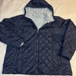 Columbia Jacket size 3x Cozy Quilted Sherpa Lined Copper Crest Hooded size XXXL
